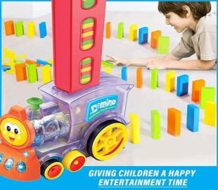 Domino Train | Automatic Domino Laying Toy for Kids