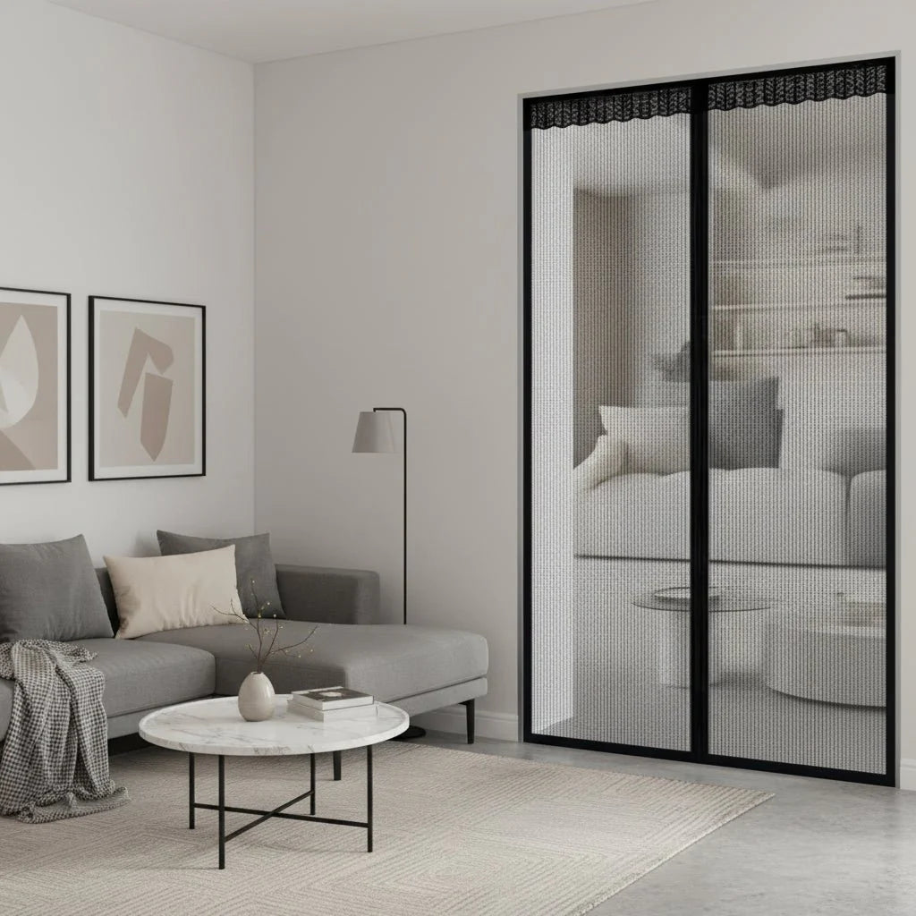 AIRMERA – Hands-Free Magnetic Door Curtain for Mosquito Protection
