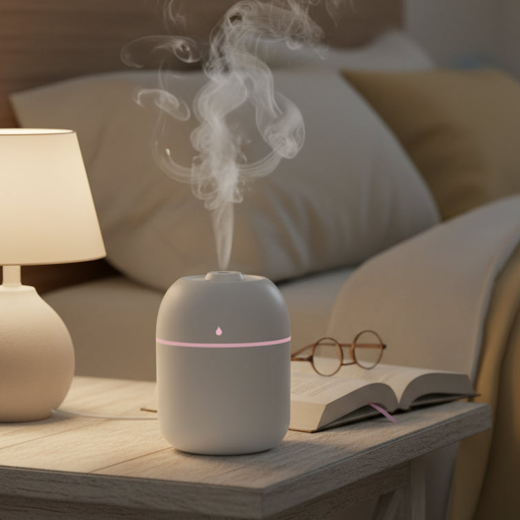 AirMist 250 – USB Mini Humidifier with Aromatherapy Function