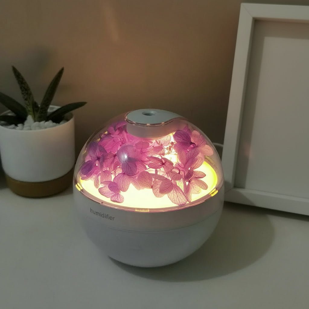 AIRPUFF – Mini Air Humidifier, Compact USB Humidifier for Home & Office