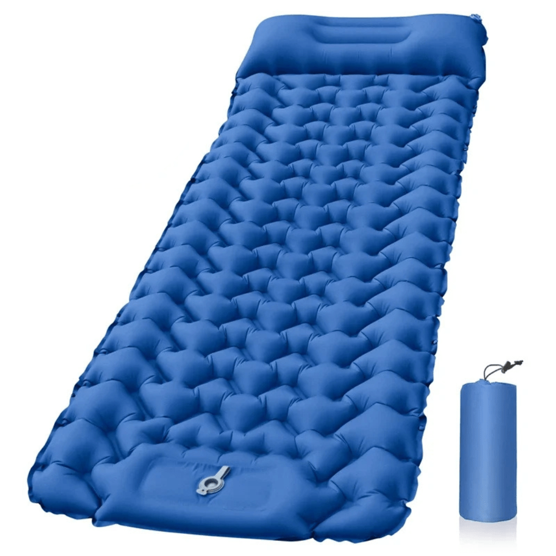 AirTrek Mat – Inflatable Camping Mattress with Foot Pump & Built-In Pillow