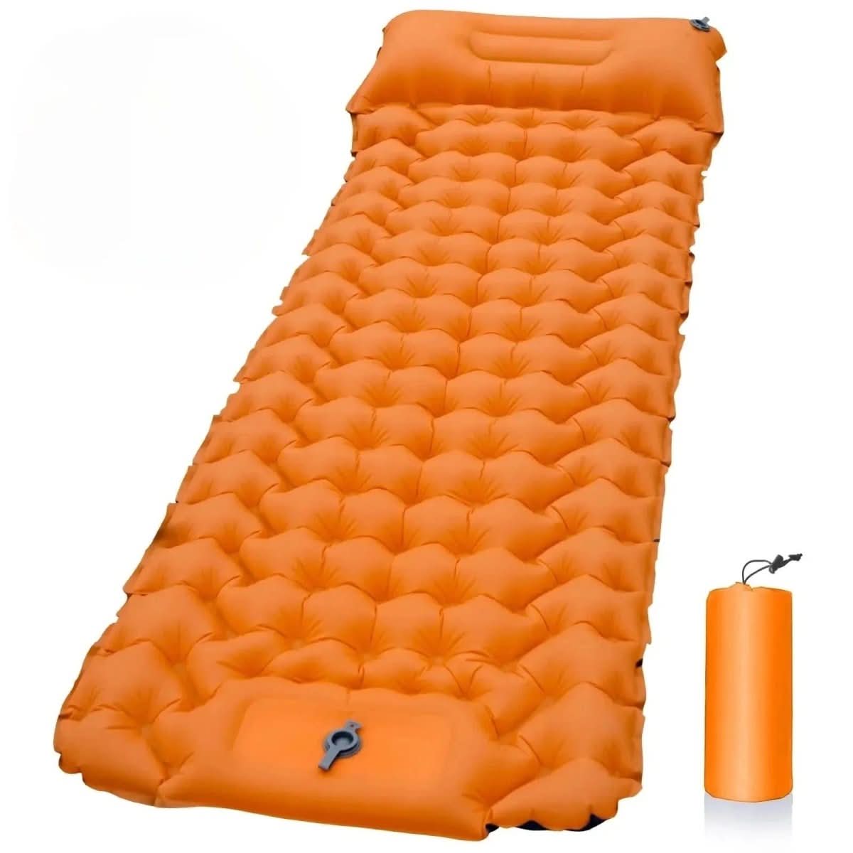 AirTrek Mat – Inflatable Camping Mattress with Foot Pump & Built-In Pillow