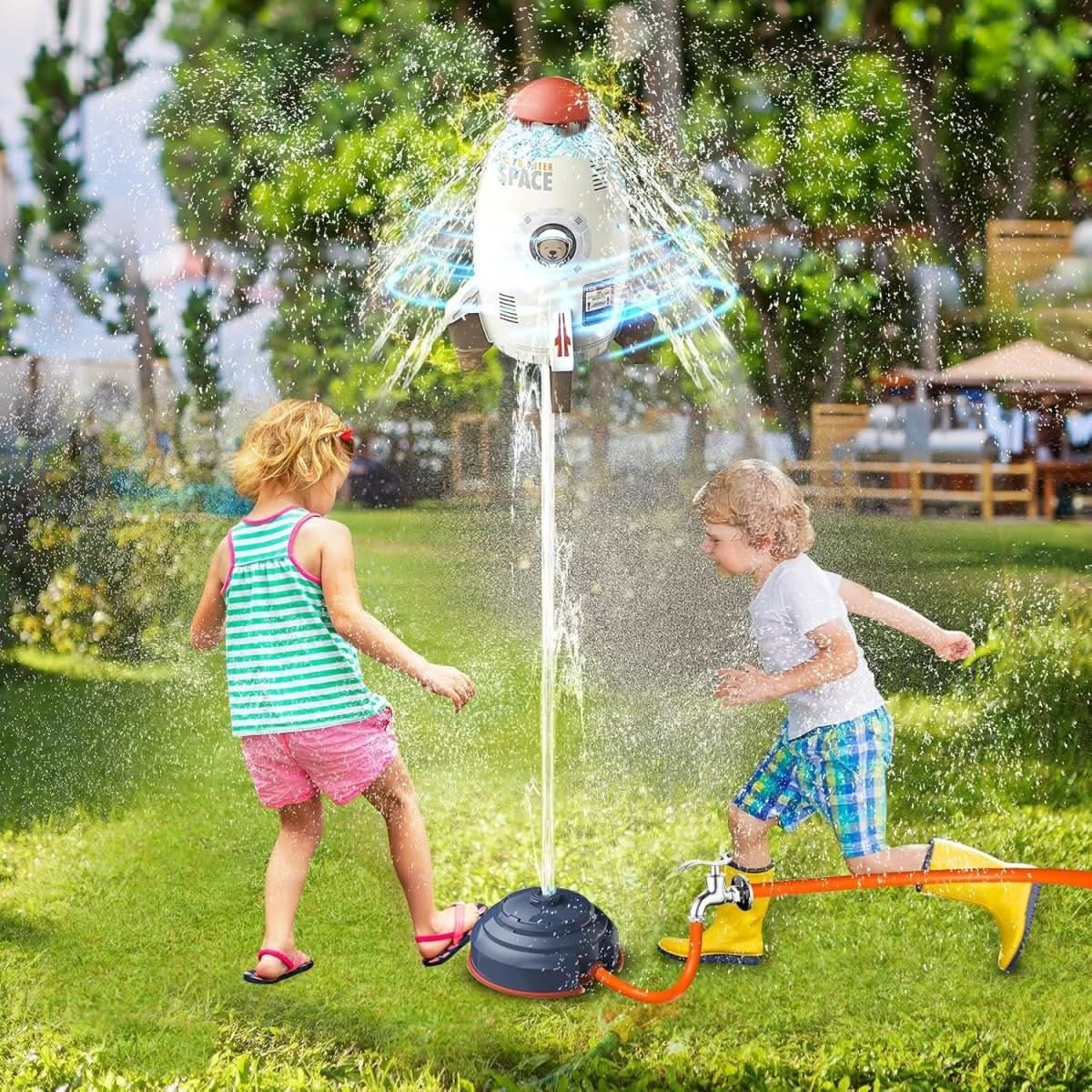 AQUASPIN – 360° Rotating Water Sprinkler Toy for Kids