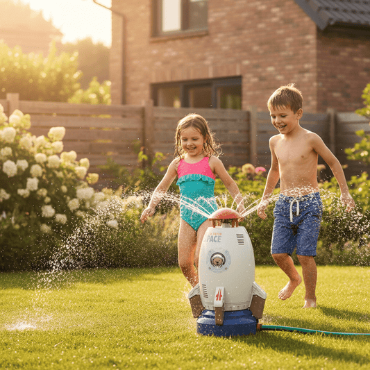 AQUASPIN – 360° Rotating Water Sprinkler Toy for Kids
