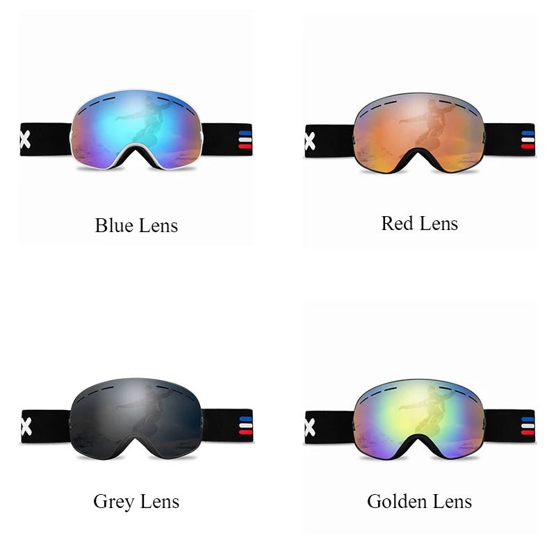 ARCTICFOCUS – Double Layer Anti-Fog Ski Goggles for Snowboarding & Snowmobiling