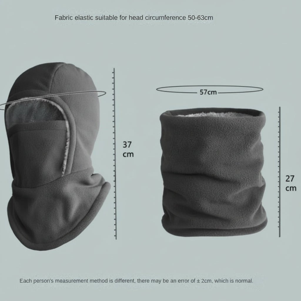 ARCTICHOOD – Thermal Fleece Balaclava Mask for Cold-Weather Cycling & Outdoor Sports