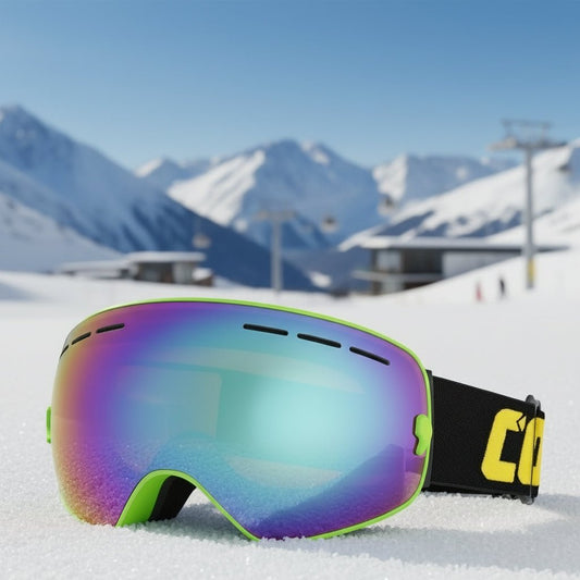 ARCTICSPHERE – UV400 Anti-Fog Double-Layer Ski Goggles with Wide-View Spherical Lens