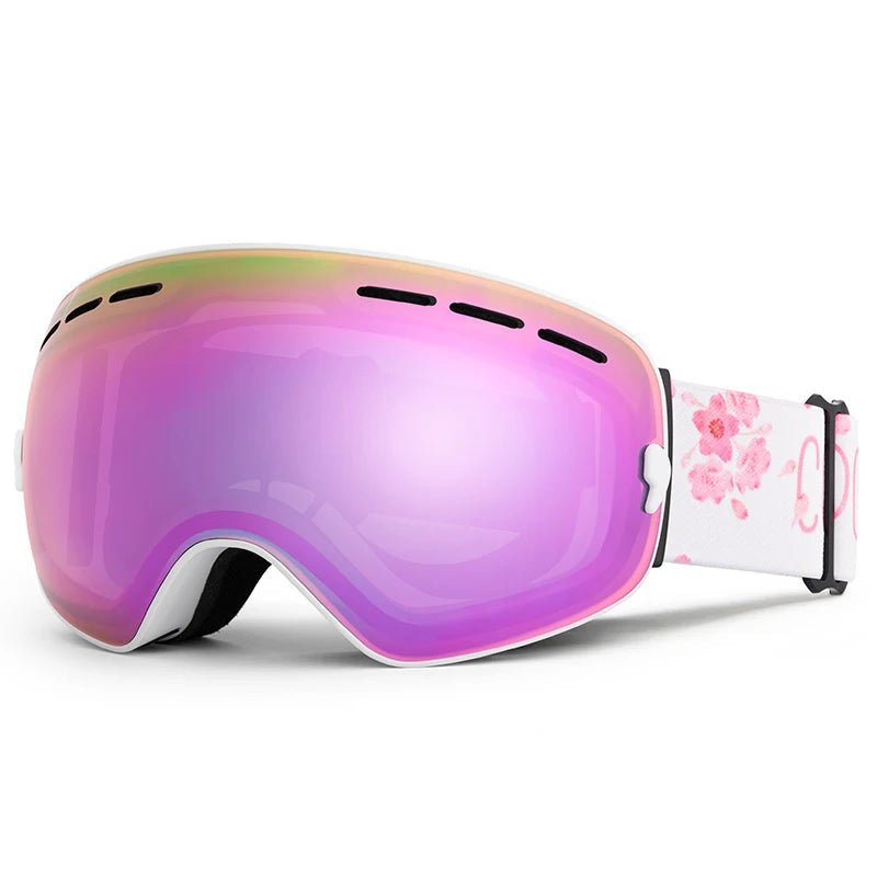 ARCTICSPHERE – UV400 Anti-Fog Double-Layer Ski Goggles with Wide-View Spherical Lens