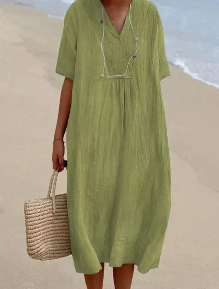 ARIA DRESS – Cotton-linen summer dress for ultimate comfort