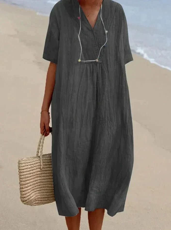 ARIA DRESS – Cotton-linen summer dress for ultimate comfort