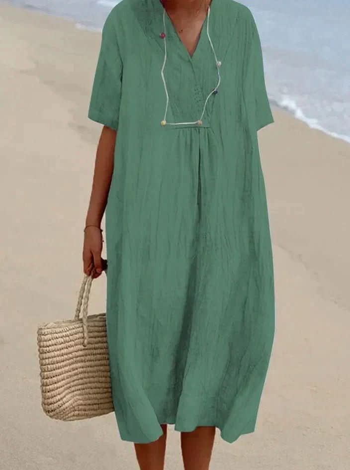 ARIA DRESS – Cotton-linen summer dress for ultimate comfort
