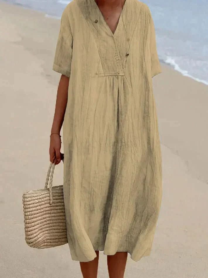 ARIA DRESS – Cotton-linen summer dress for ultimate comfort