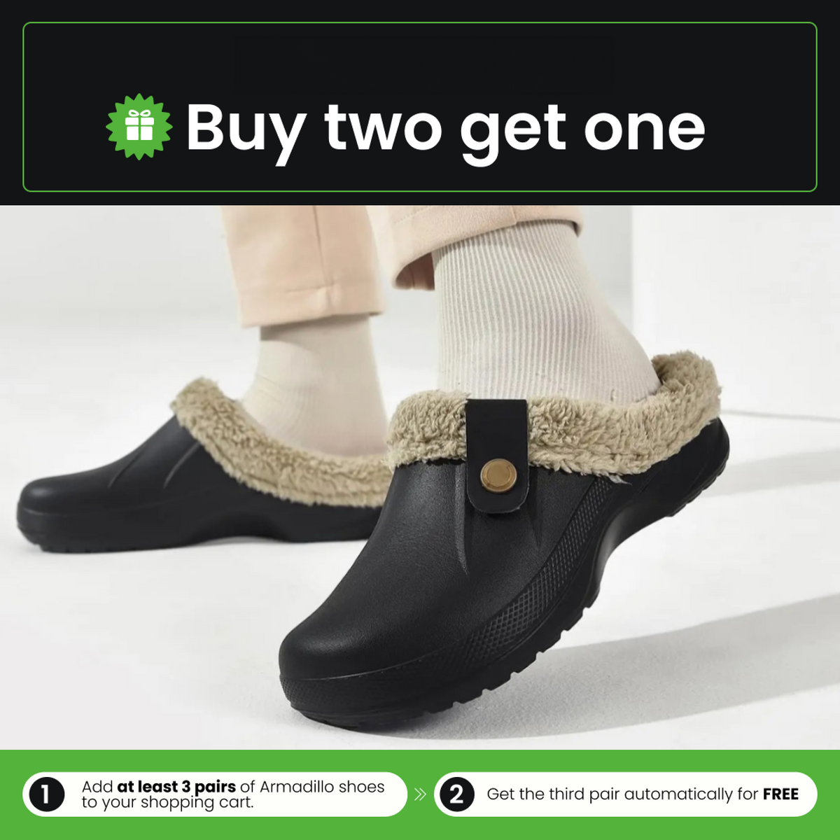 Arlo Fuzzy Comfort Clog Mules – Cozy Fit