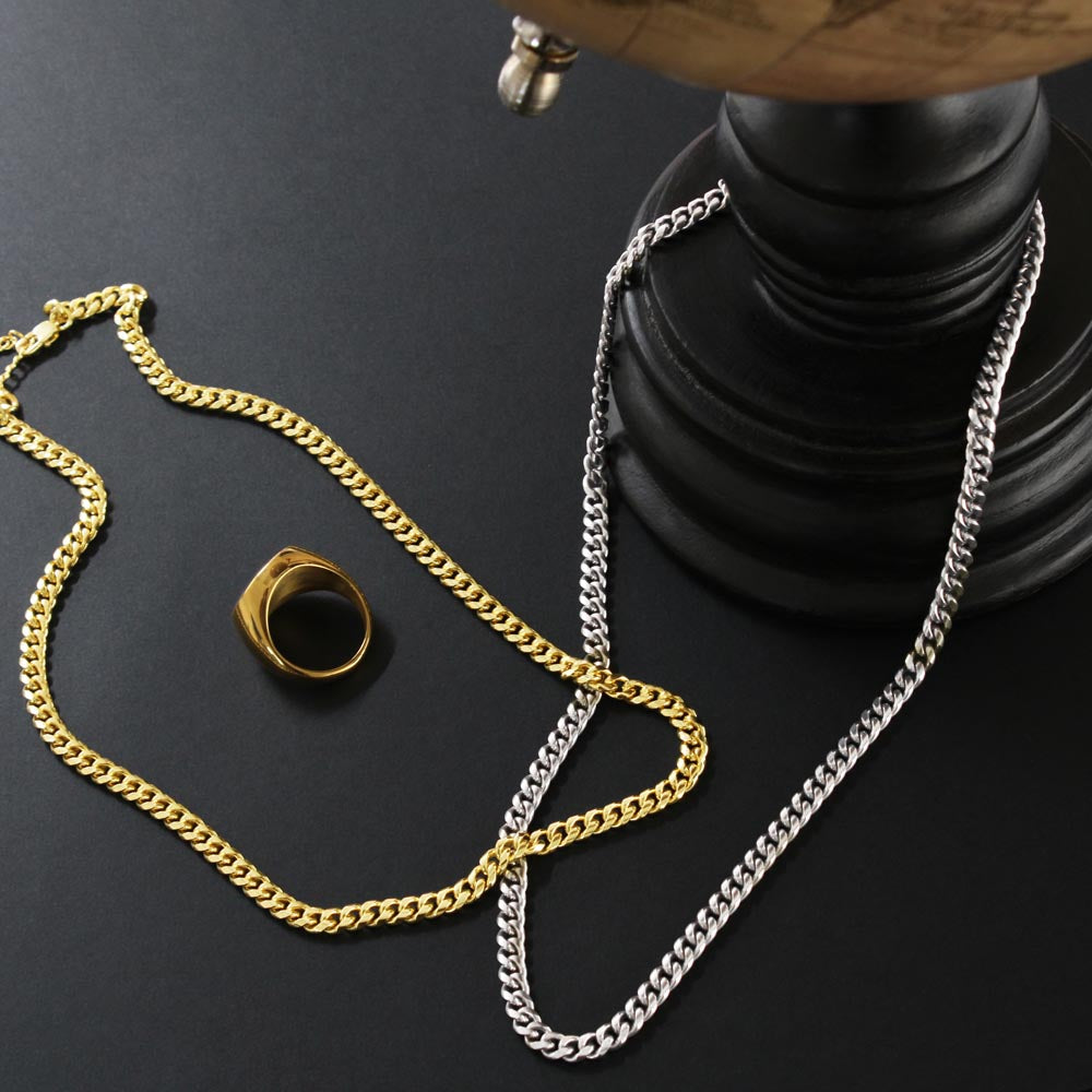 Boyfriend - Love And Support - Cuban Chain Link Necklace