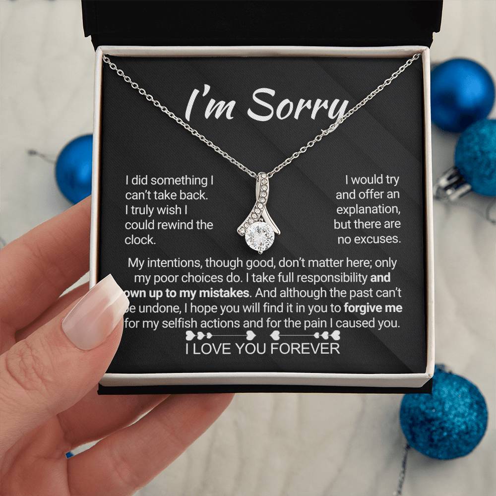 Apology Necklace Alluring Beauty
