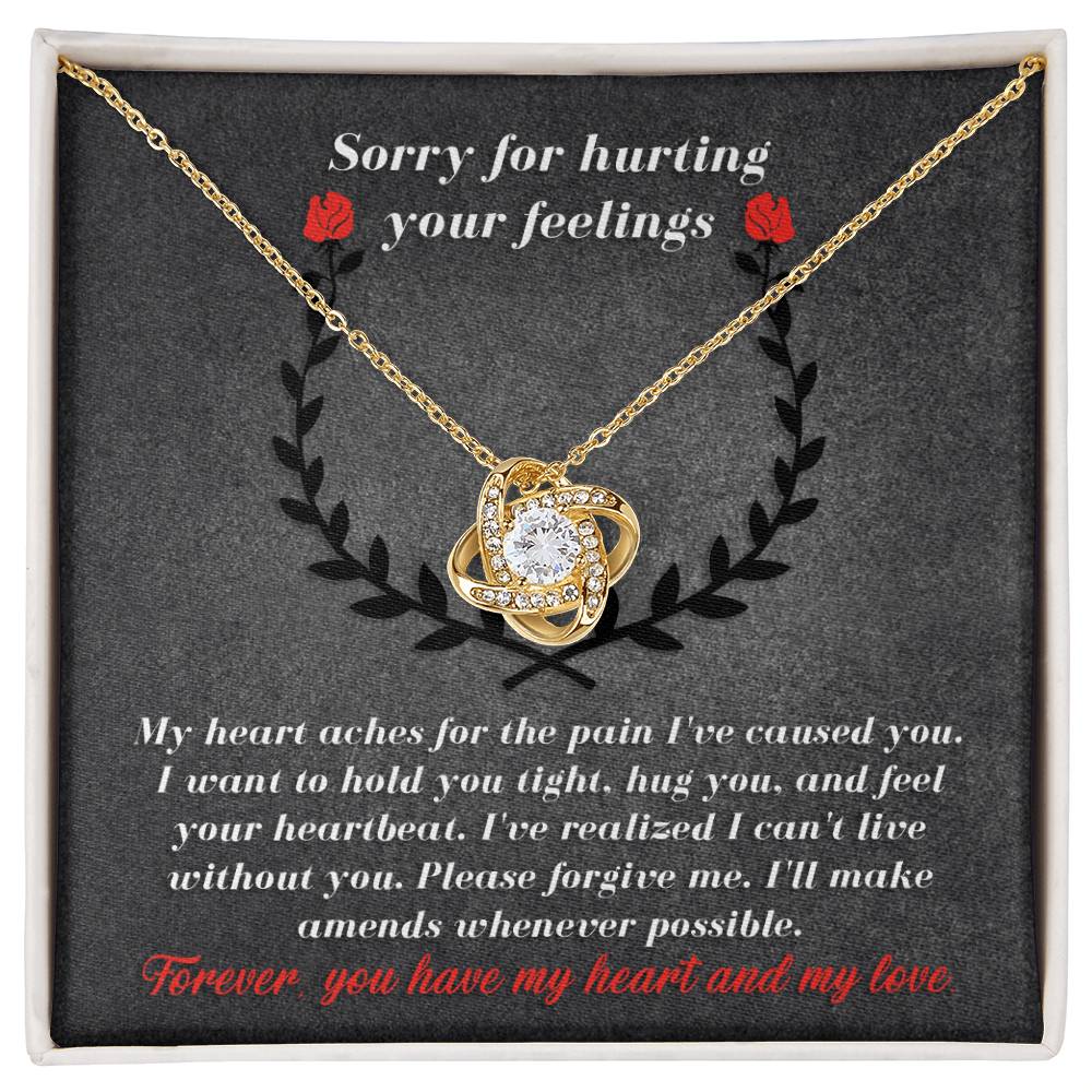 Sorry - Make Amends - Love Knot Necklace