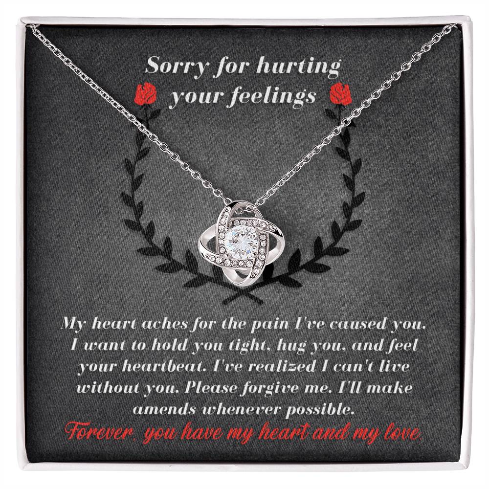 Sorry - Make Amends - Love Knot Necklace