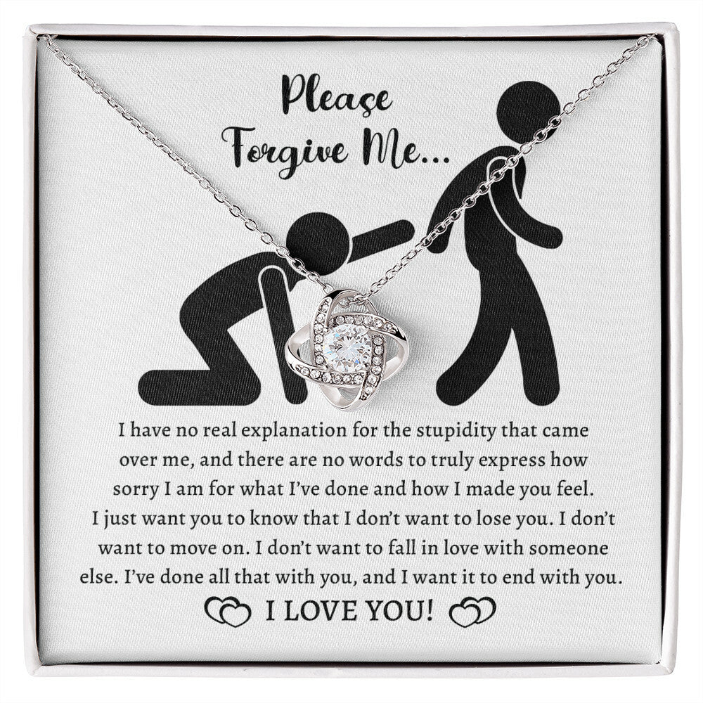 Sorry - Made You Feel - Love Knot Necklace