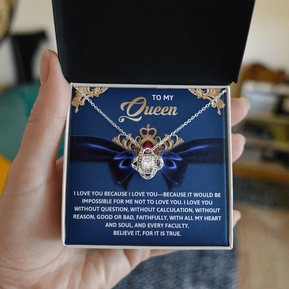 Queen - Every Faculty - Love Knot Necklace