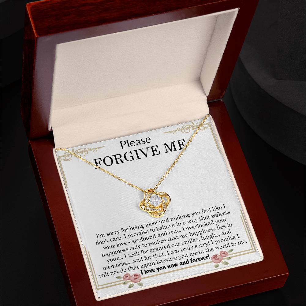 Sorry - Profound And True - Love Knot Necklace