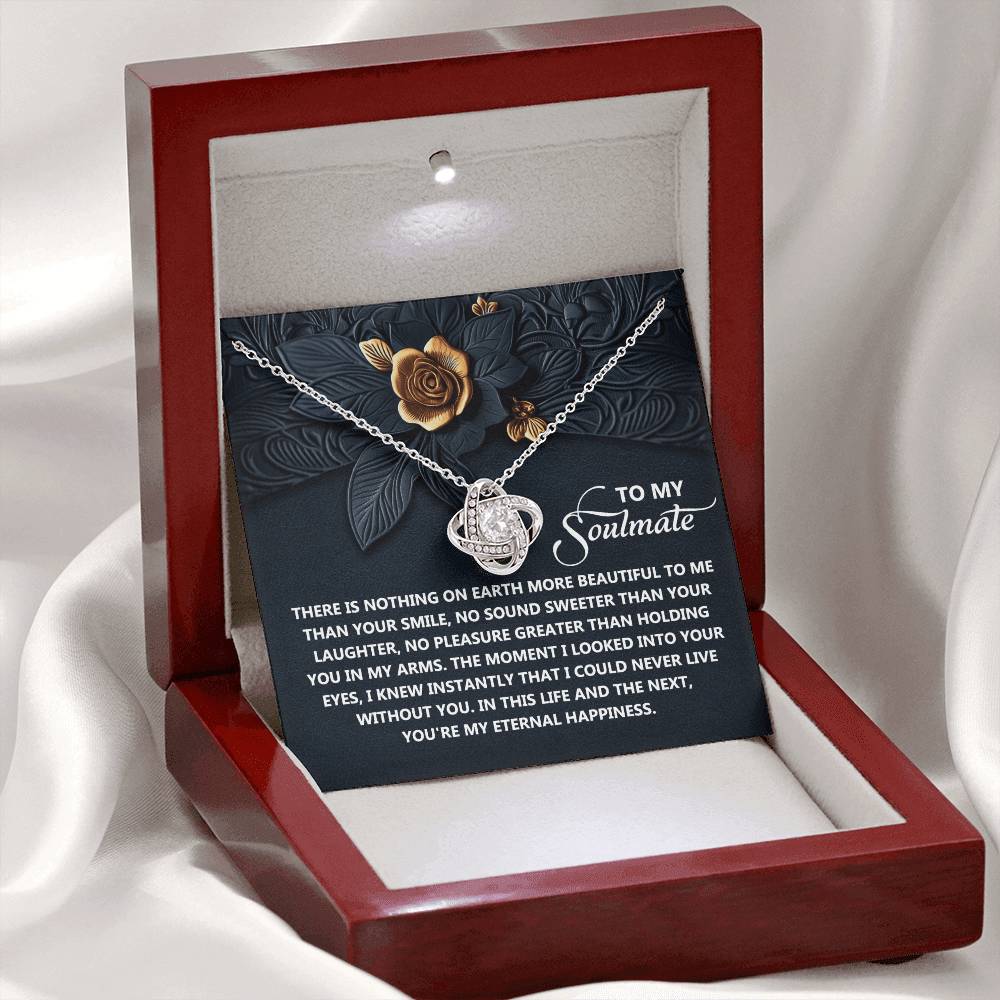 Soulmate - Eternal Happiness - Love Knot Necklace