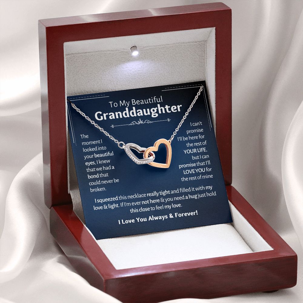 [ALMOST SOLD OUT] My Beautiful Granddaughter - Love & Light - Interlocking Hearts 17