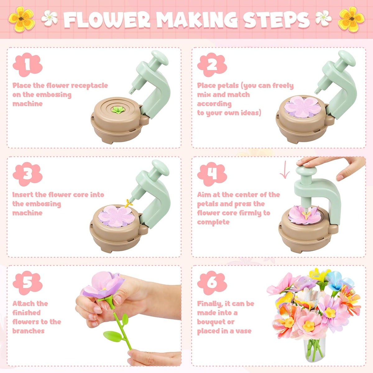 Auraplush™ Flower Garden – Creative Kit for Blooming Minds plush toy – Auraplush™