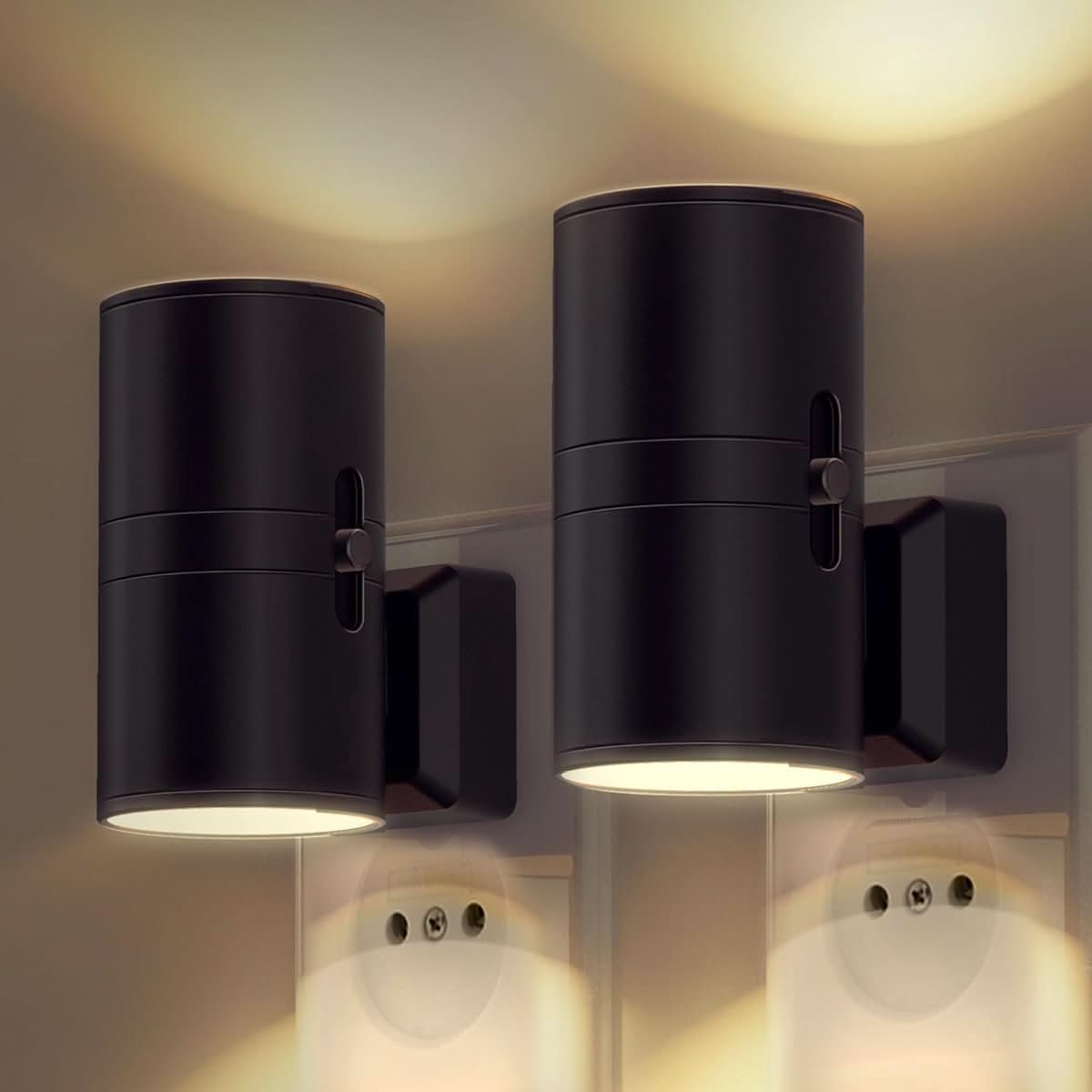 Aurora LED Night Lamp – Intelligent Dimmable Light for Restful Nights