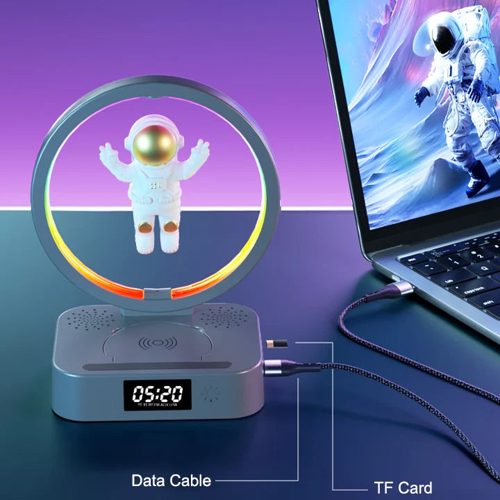 Astronaut Bluetooth Speaker with Levitation & RGB Light