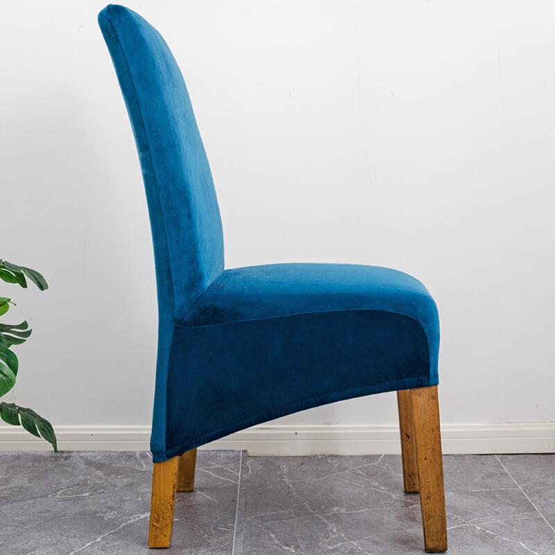 Stretch Velvet XL Size Dining Chair Covers