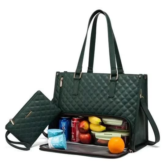 Bagsball 2-in-1 – Stylish Tote Bag with Insulated Lunch Compartment