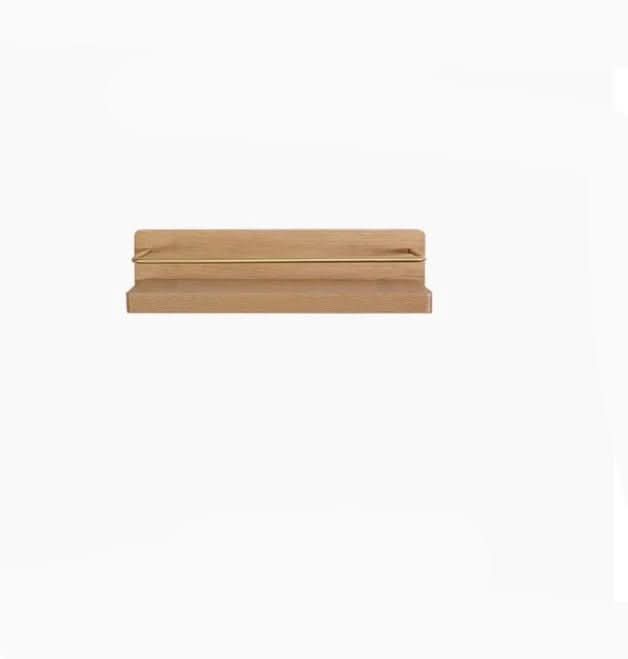 BAMBOORA – Bamboo Wall-Mounted Coat Rack with Shelf for Smart Storage