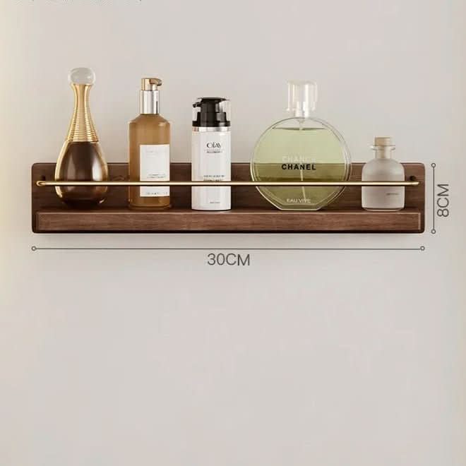BAMBOORA – Bamboo Wall-Mounted Coat Rack with Shelf for Smart Storage