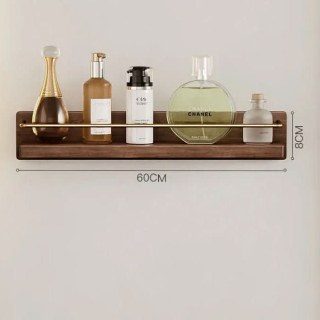 BAMBOORA – Bamboo Wall-Mounted Coat Rack with Shelf for Smart Storage