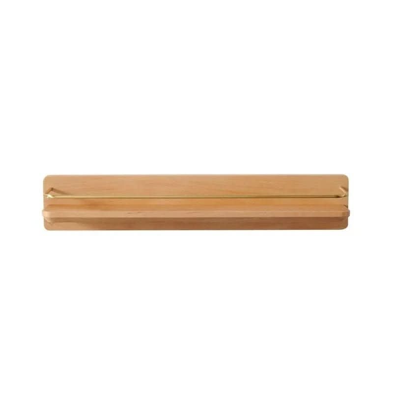 BAMBOORA – Bamboo Wall-Mounted Coat Rack with Shelf for Smart Storage