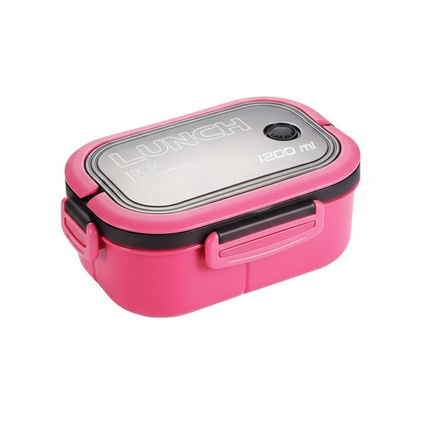 BENTOLEVEL – Double-Tier Bento Lunch Box with Cutlery for Organized Meals