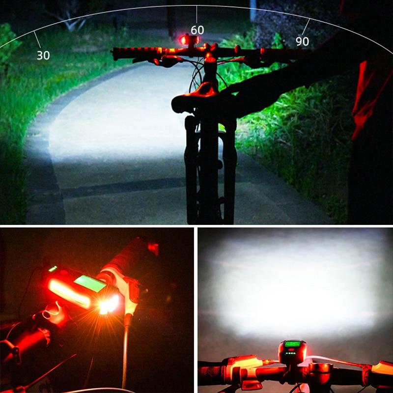 3 in 1 USB Cycling Flashlight