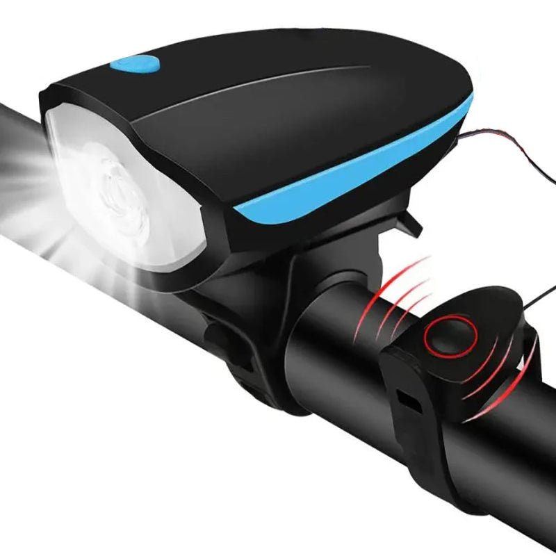 BIKEALERT – Rechargeable 3-in-1 LED Bicycle Light & Horn for Smart Cycling Safety