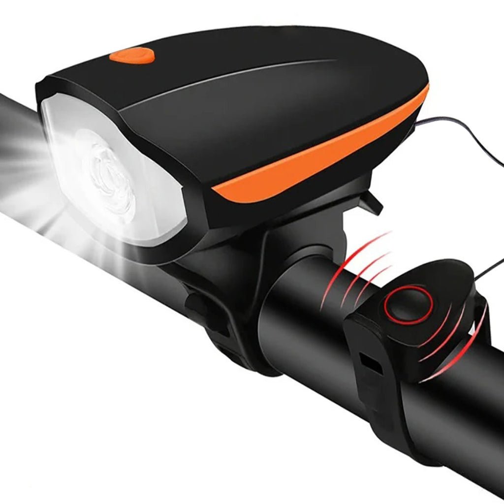 BIKEALERT – Rechargeable 3-in-1 LED Bicycle Light & Horn for Smart Cycling Safety