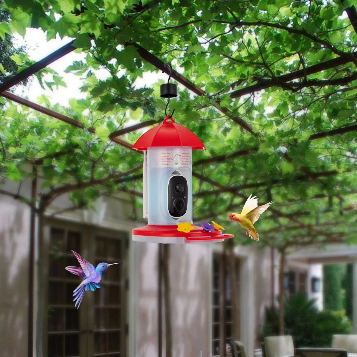 BIRDSCOPE – Smart Bird Feeder with 1080P Camera for Wide Outdoor Coverage