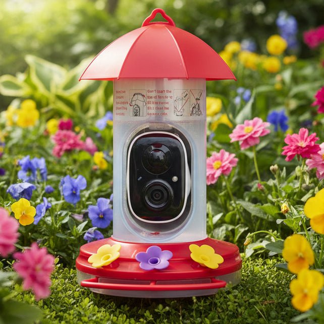 BIRDSCOPE – Smart Bird Feeder with 1080P Camera for Wide Outdoor Coverage