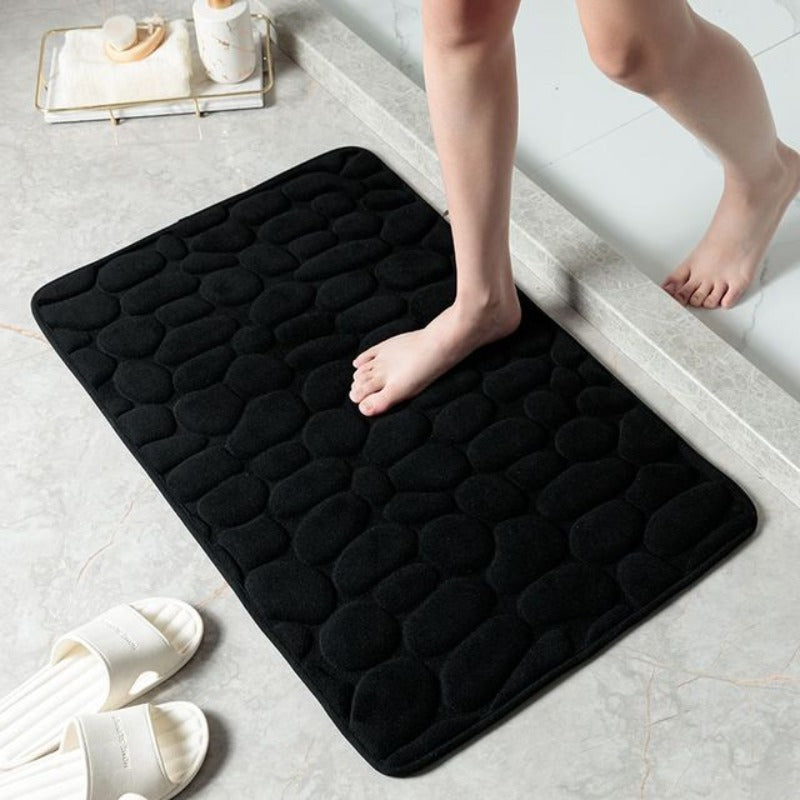 Cauzac™ Pebble Design Bathroom Mat with Memory Foam