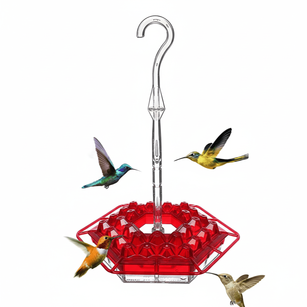 BLOOMBIRD - 30-Port Hummingbird Feeder with Anti-Ant Technology & Simple Filling