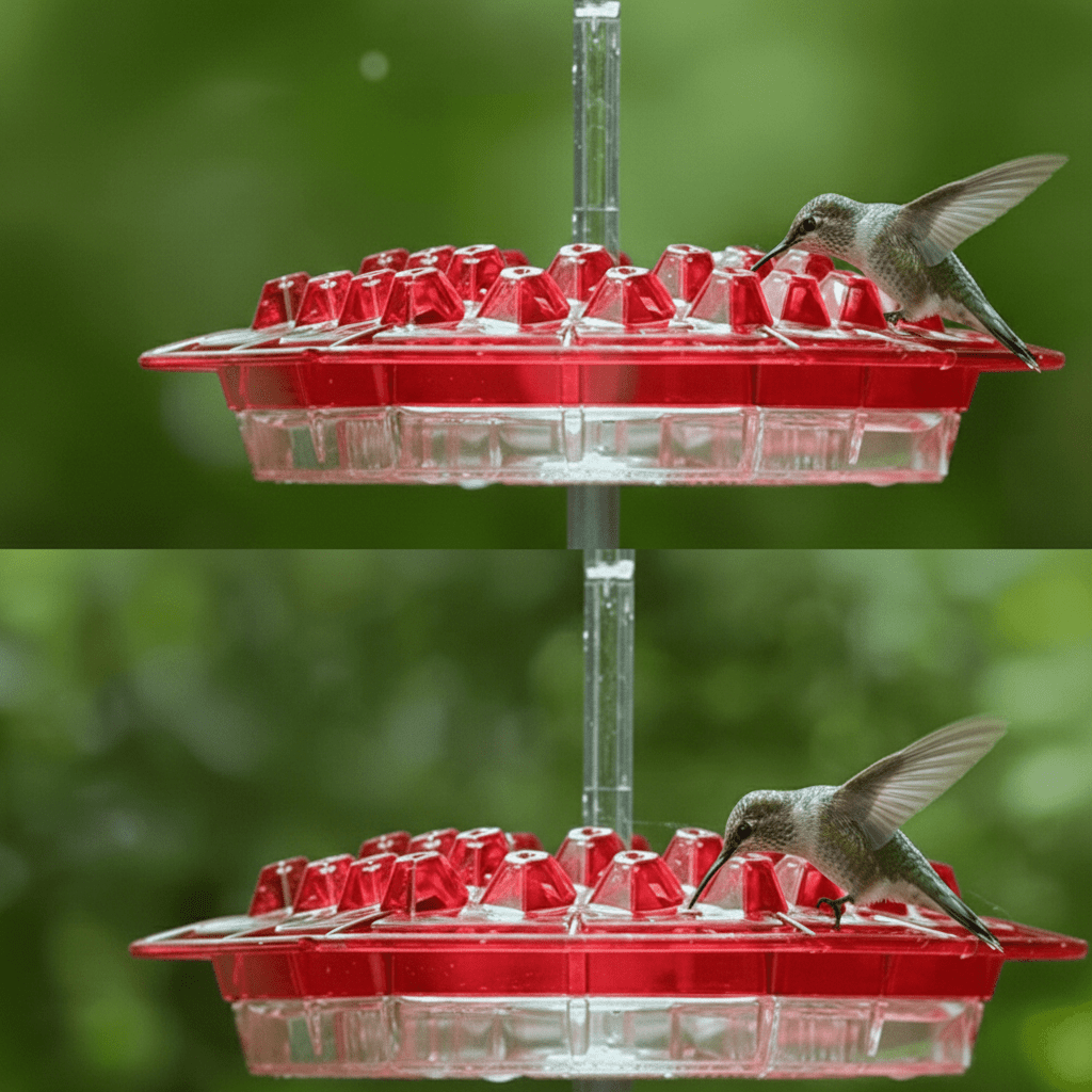 BLOOMBIRD - 30-Port Hummingbird Feeder with Anti-Ant Technology & Simple Filling