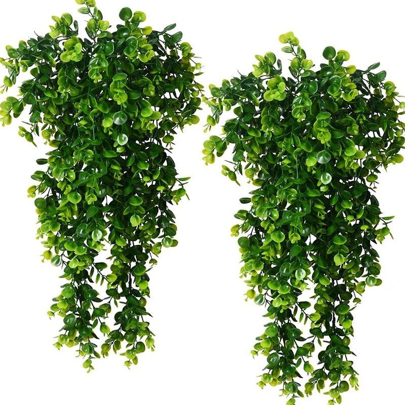 BOTANILUX – Faux Eucalyptus Hanging Greenery UV Resistant Home Decor