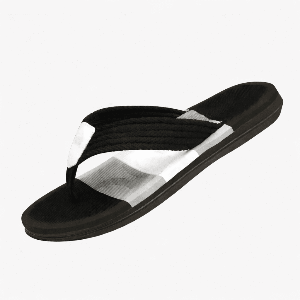 BRAIDO – Men’s Tongs with Woven Straps and Textured Footbed