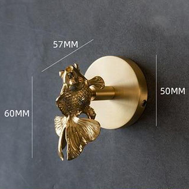 BRASSBEAST – Decorative Brass Animal Coat Rack with Gold Finish