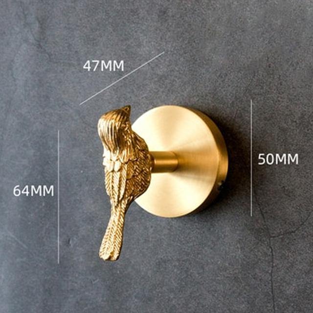 BRASSBEAST – Decorative Brass Animal Coat Rack with Gold Finish