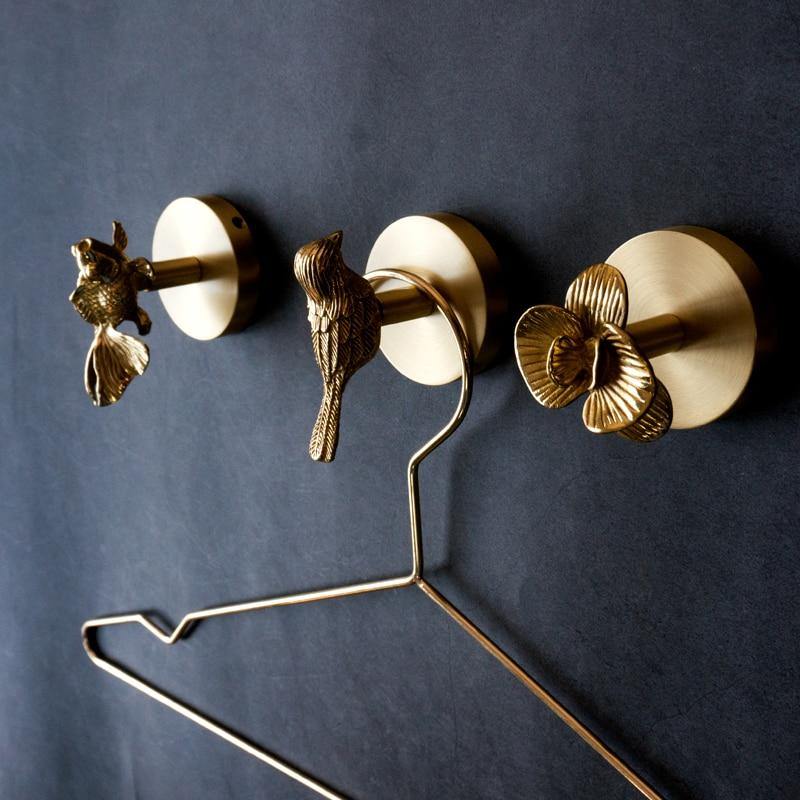 BRASSBEAST – Decorative Brass Animal Coat Rack with Gold Finish