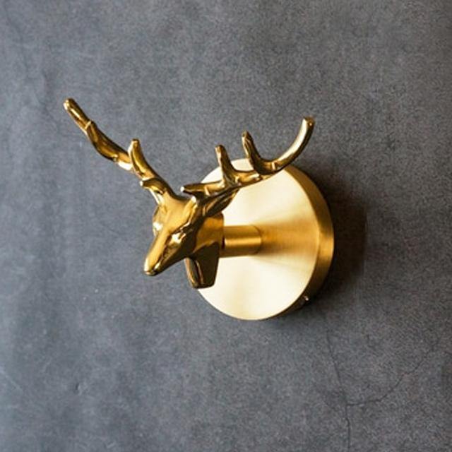 BRASSBEAST – Decorative Brass Animal Coat Rack with Gold Finish